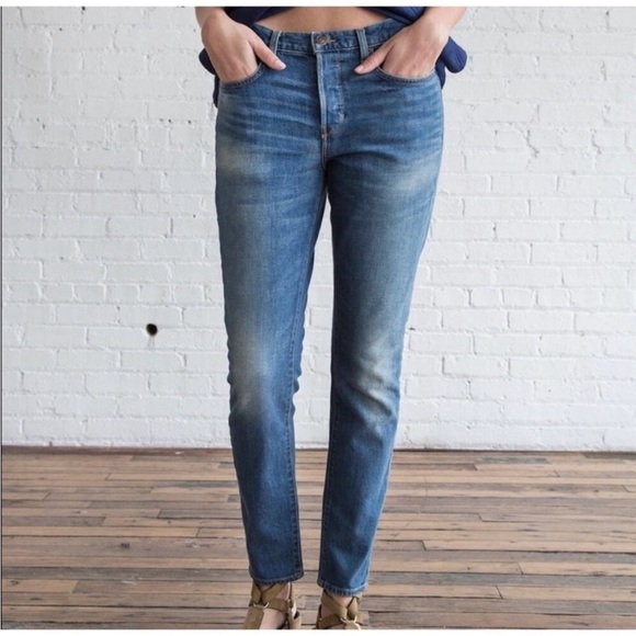 6397 Baggy Jean in Classic Vintage Wash Distressed Slouchy Fit Size 27 - Picture 1 of 9